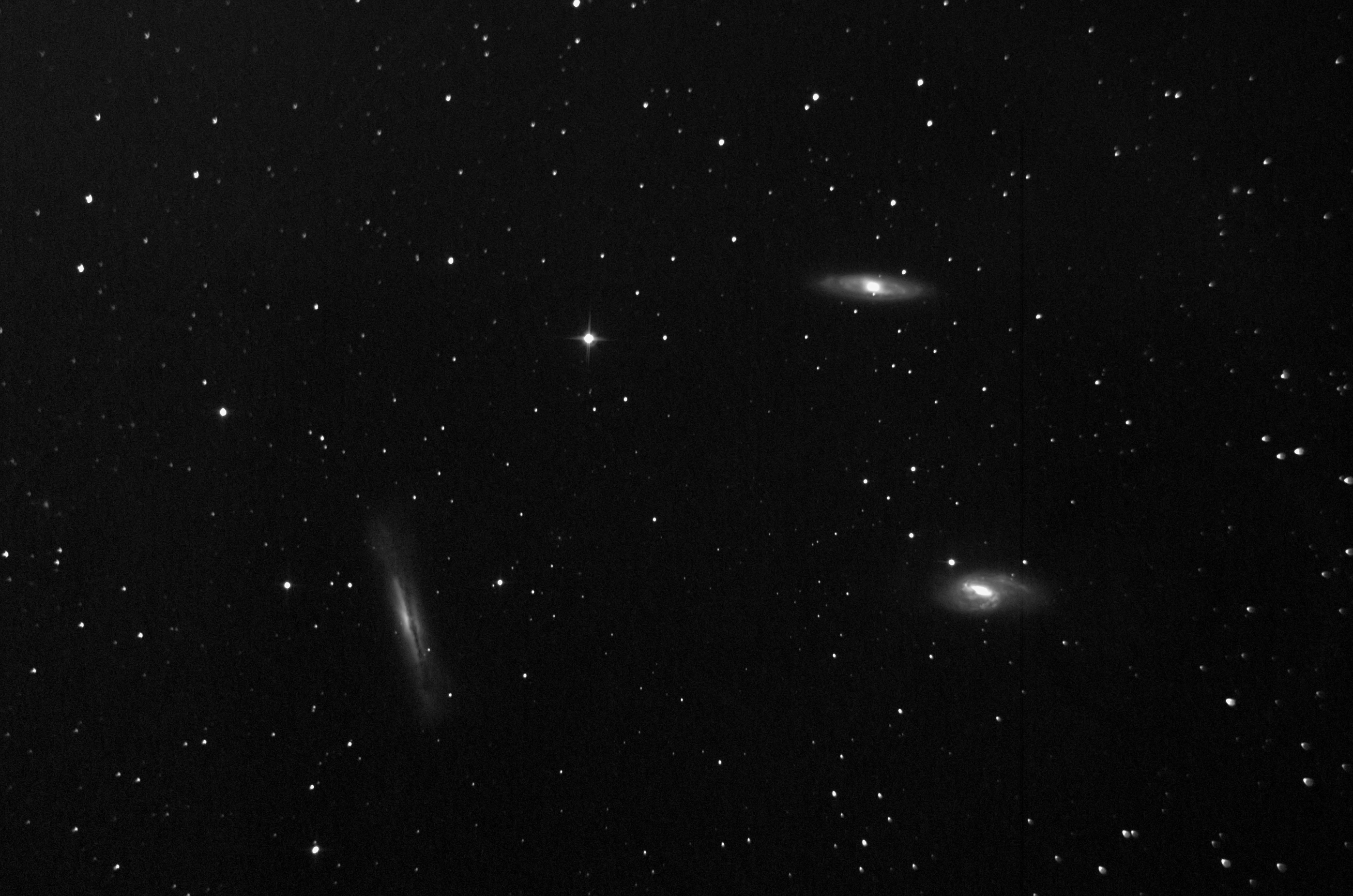 Trio de galaxies du lion M65-M66-NGC3628